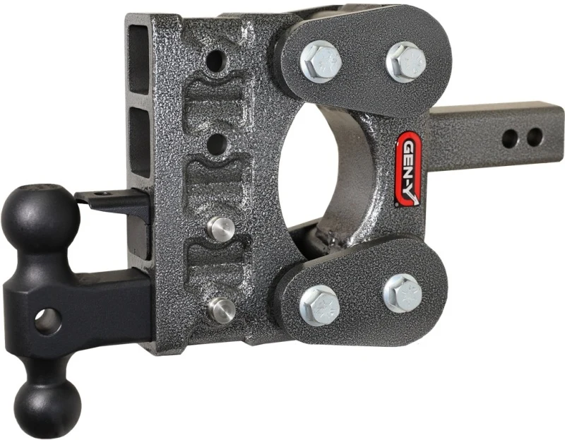 Gen-Y Boss Torsion-Flex 2in Shank 5in Drop 10K Hitch w/GH-031 Dual-Ball/GH-032 Pintle Lock