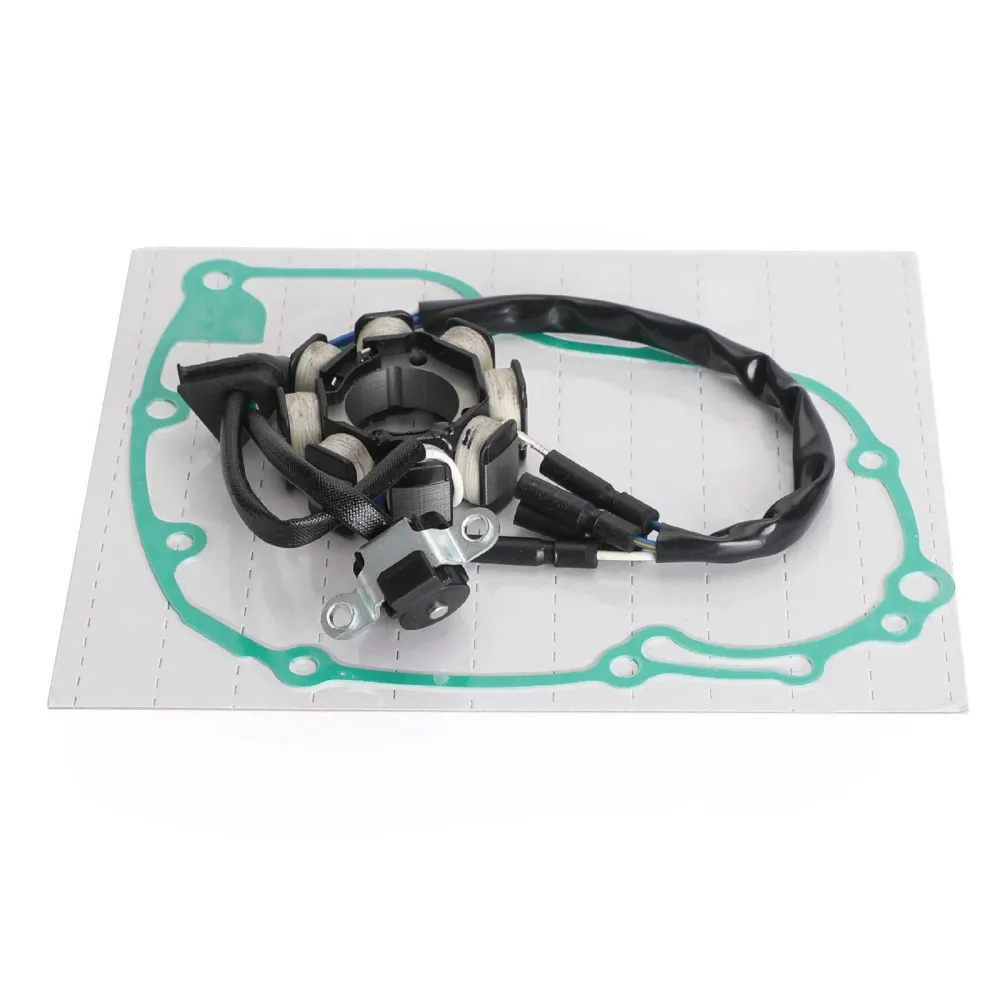Gerador da bobina do estator Magneto com junta para Honda CRF 450 R CRF450R 2002 2003 Genérico