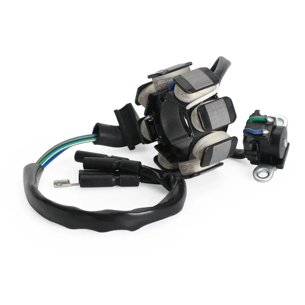 Gerador da bobina do estator Magneto com junta para Honda CRF 450 R CRF450R 2002 2003 Genérico