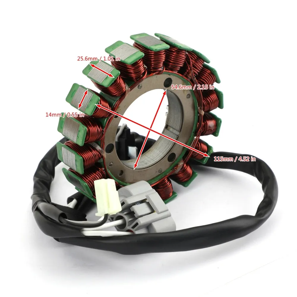 Gerador de estator para Yamaha XSR700 MT07 MT-07 Tracer FZ07 FZ-07 2014-2019 Genérico