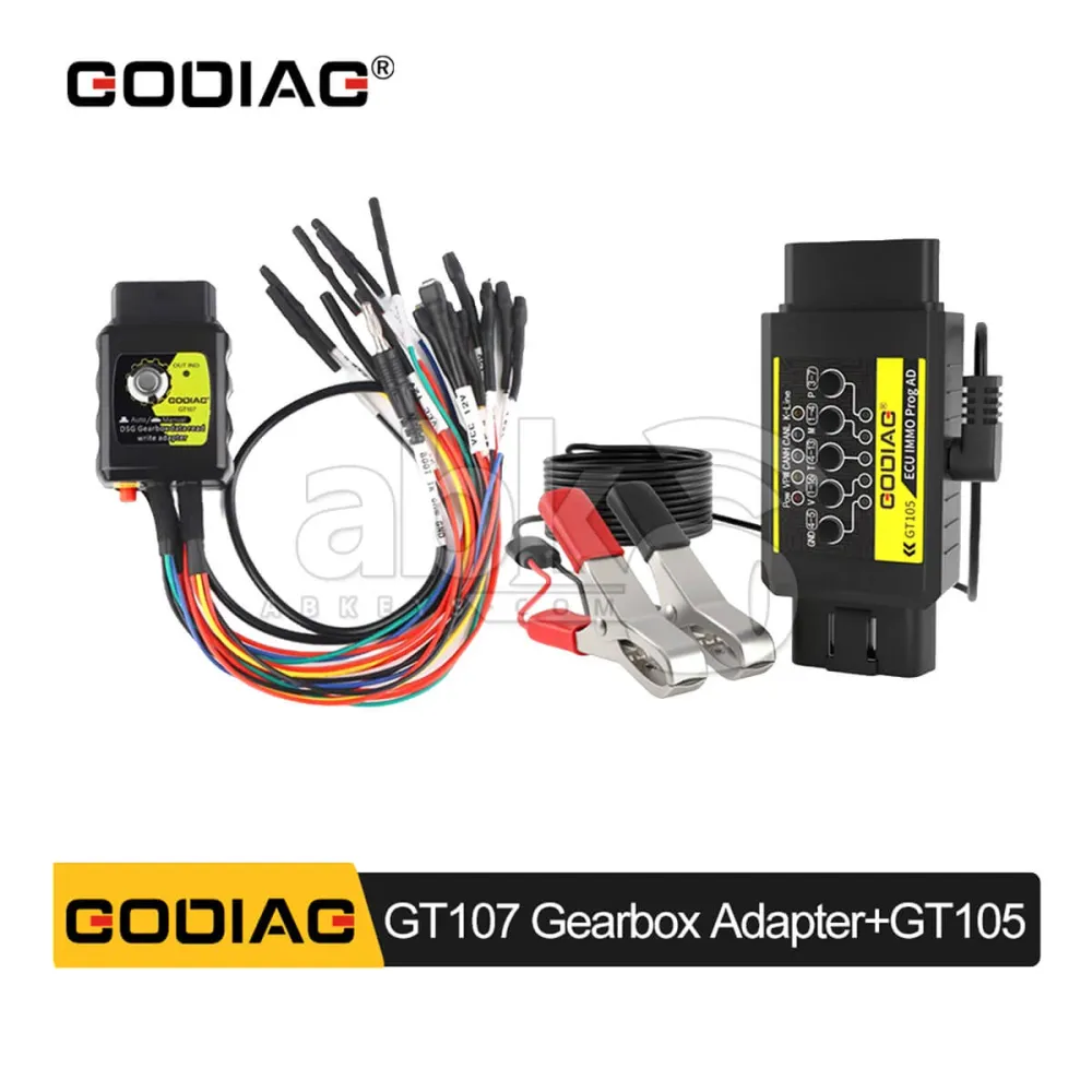 Adaptador GODIAG GT107 Leitura/Escrita de Dados Caixa de Câmbio DSG com GT105 IMMO Prog para DQ250, DQ200, VL381, VL300, D...