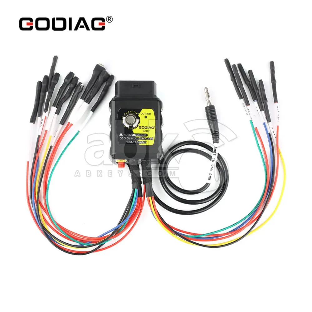 Adaptador GODIAG GT107 Leitura/Escrita de Dados Caixa de Câmbio DSG com GT105 IMMO Prog para DQ250, DQ200, VL381, VL300, D...