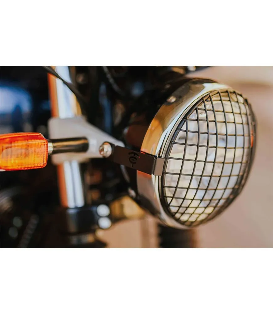 Grade do farol para Royal Enfield e Triumph - Cafe Twin