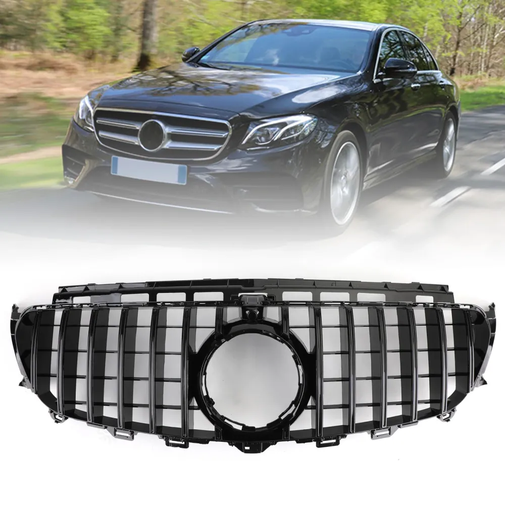 Grade frontal com câmera para Mercedes Benz W213 Classe E AMG 2016-2019