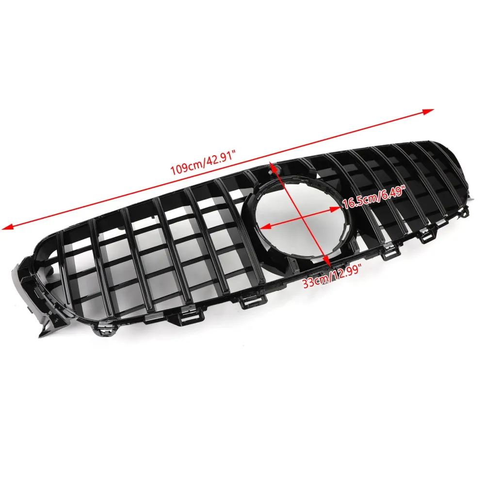 Grade frontal com câmera para Mercedes Benz W213 Classe E AMG 2016-2019