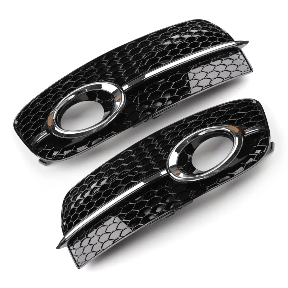 Grade para farol de neblina dianteiro Audi Q5 2013-2016 1 peç E/D, não compatível com SQ5 & SLINE
