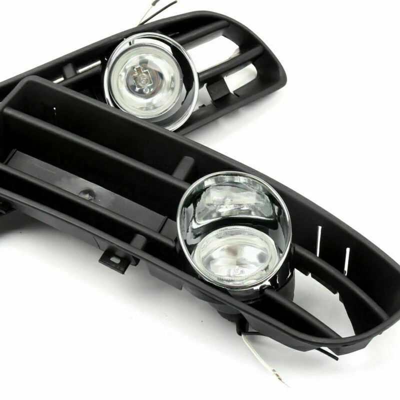 Grade de pára-choques com luz de lâmpada de nevoeiro para 99-04 vw jetta bora mk4 tdi genérico