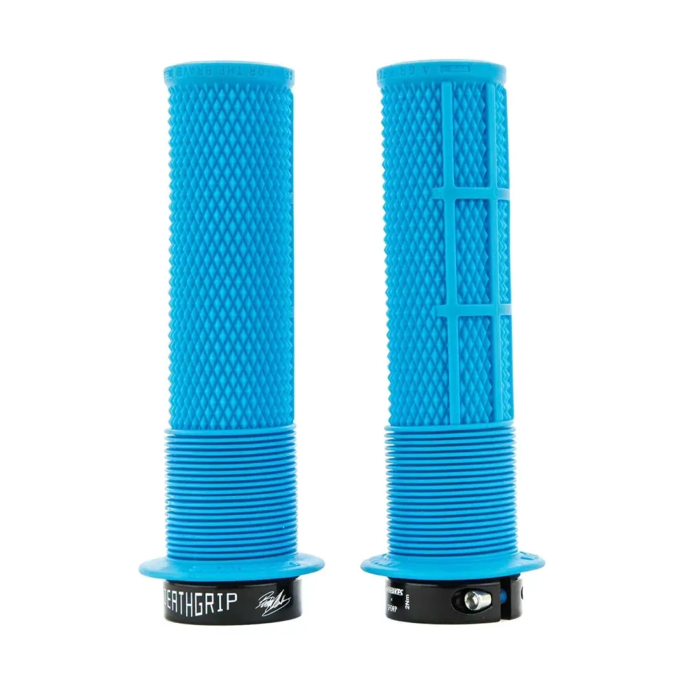 Grips DMR DEATHGRIP Flange Grande Lock-on Azul