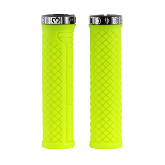 Grips SB3 SHARK Lock-On 132 mm Amarelo
