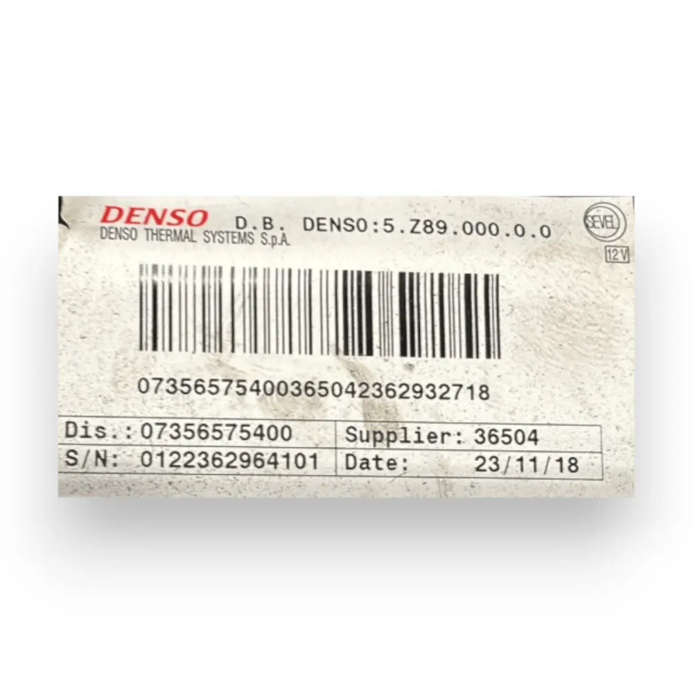 Grupo de aquecimento completo fiat ducato 2.3 diesel cod:07356575400 (2014-)