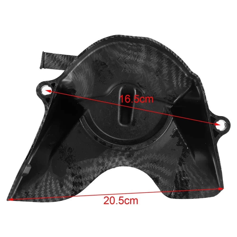 Guarda de capa de roda dentada frontal de carbono para Honda CBR650R CB650R 2019-2021 genérico