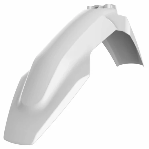 Guarda-lamas dianteiro POLISPORT HUSQVARNA TE 150/250/300 17-23, FE 250/350/450/501 17-23 Branco