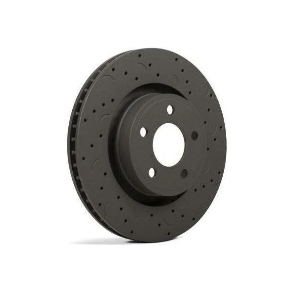 Hawk Talon 2013 Ford Mustang Base Drilled and Slotted Rear Brake Rotor Set