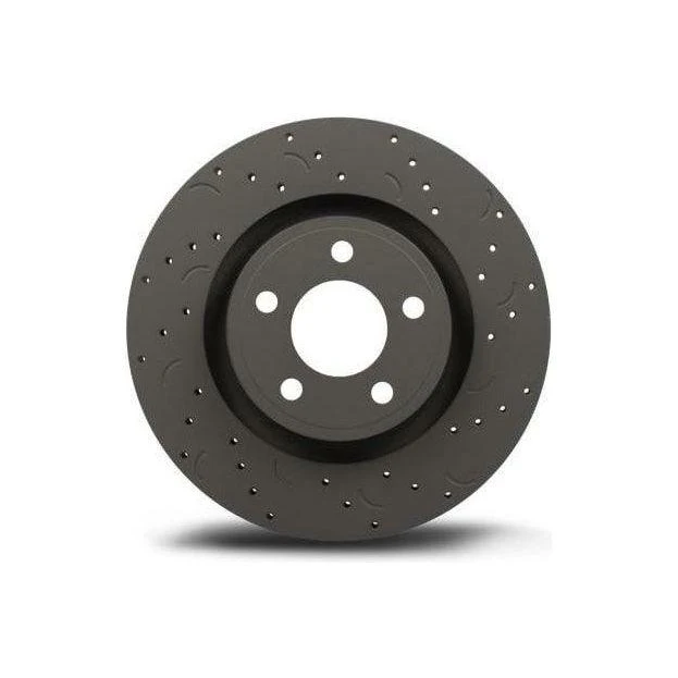 Hawk Talon 2013 Ford Mustang Base Drilled and Slotted Rear Brake Rotor Set