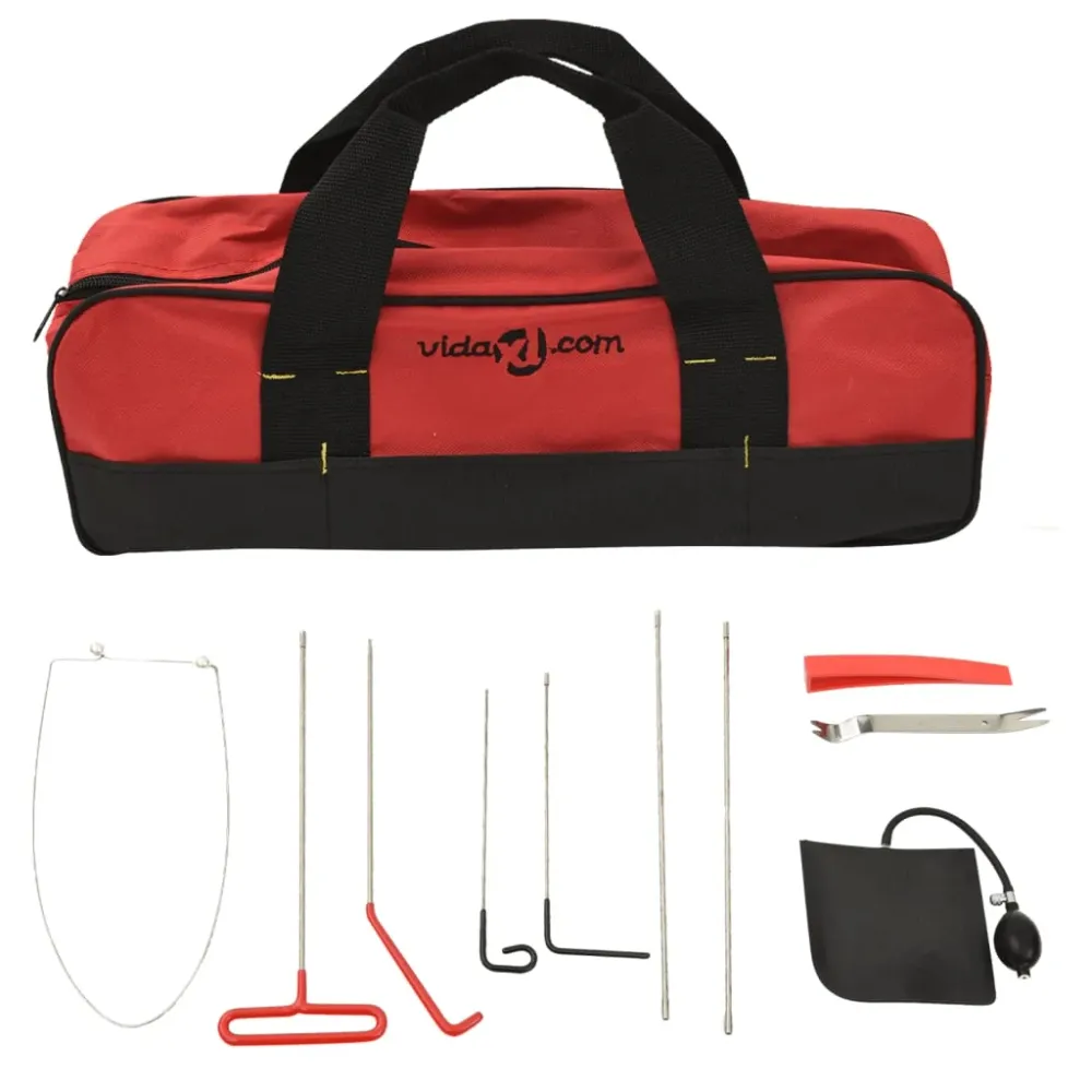 HKH Kit de Ferramentas para Abertura de Portas de Carros - Universal - 11 Peças