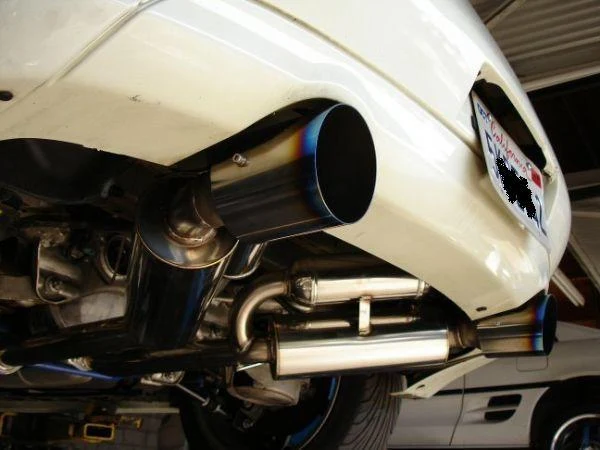 HKS 03-06 350z Dual Hi-Power Ti Tip Catback Exhaust (SUS304 NO COATING)