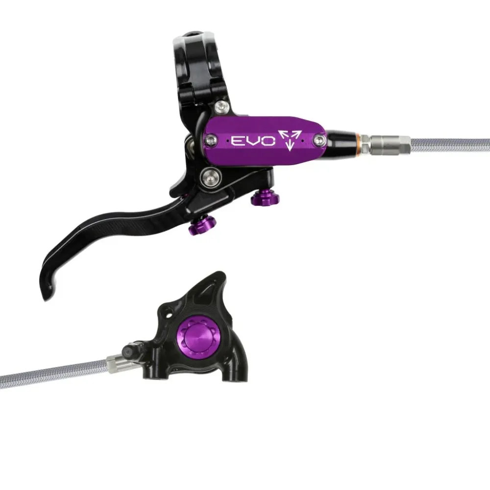 HOPE TECH 4 EVO X2 FM Aviation Travão traseiro Preto/Violeta