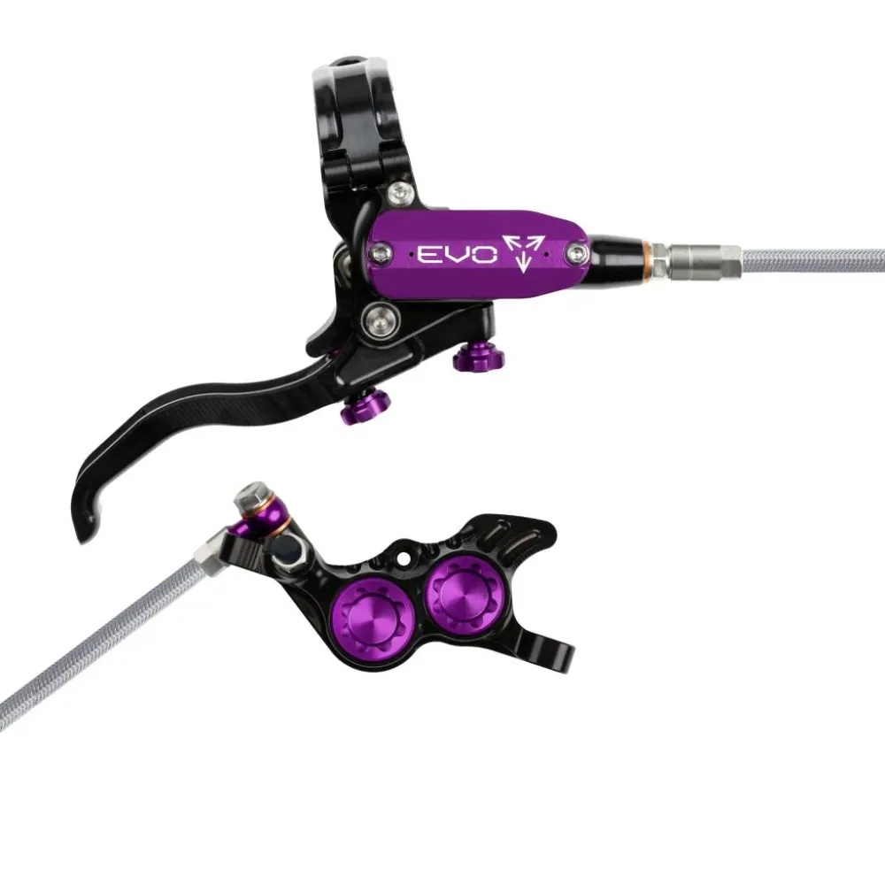 HOPE TECH 4 EVO GR4 Aviation Travão traseiro Preto/Violeta