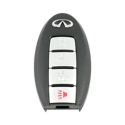 Infiniti 2013-2024 Capa de Chave Inteligente, 4Botões Tipo Bateria Esquerda