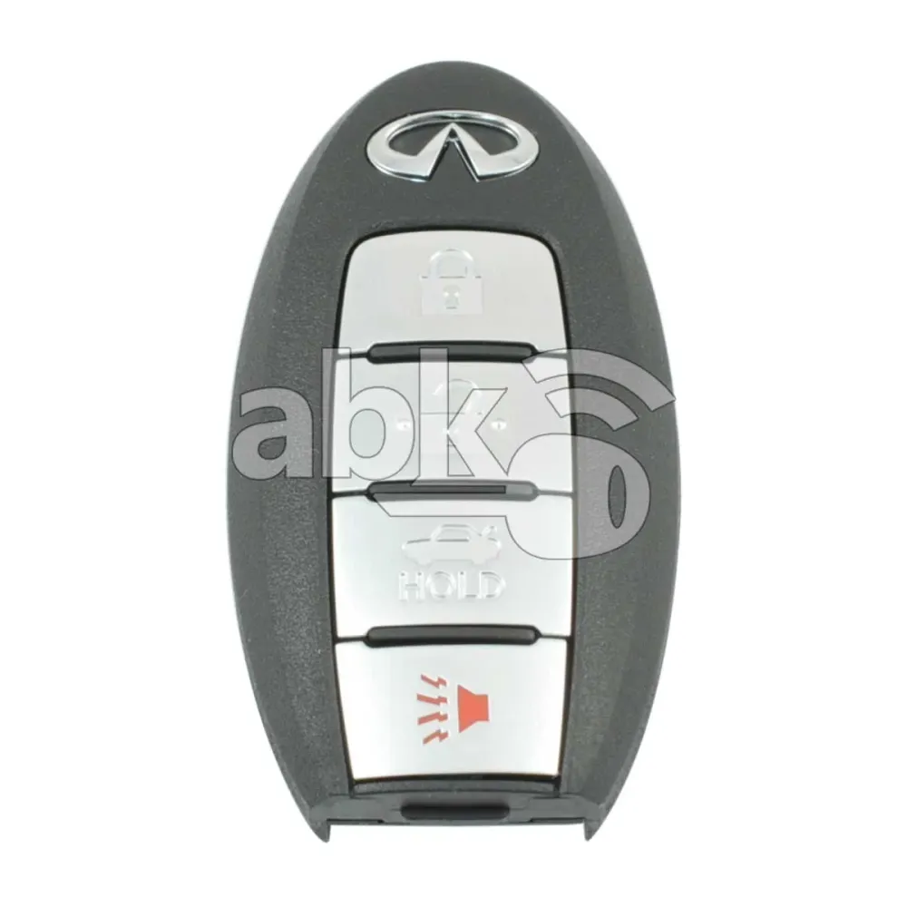 Infiniti 2013-2024 Capa de Chave Inteligente, 4Botões Tipo Bateria Esquerda