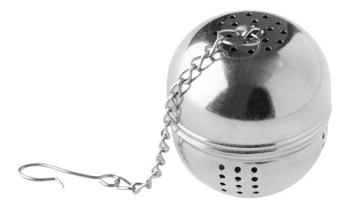 Infusor Para Chá Em ço Inox Com Corrente