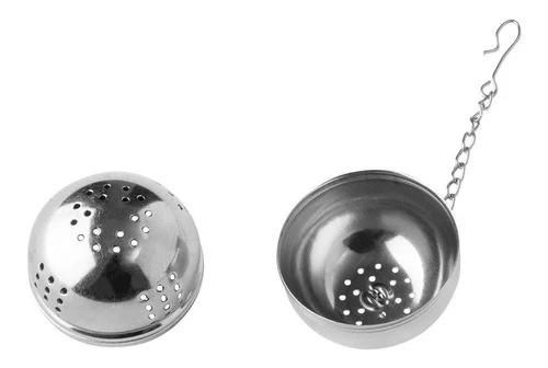 Infusor Para Chá Em ço Inox Com Corrente