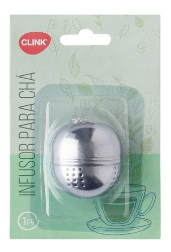 Infusor Para Chá Em ço Inox Com Corrente