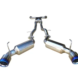 Injen 08-13 Infiniti G37 V6 3.7L RWD Coupe Only 76mm Stainless Steel Exhaust w/ Titanium Tips