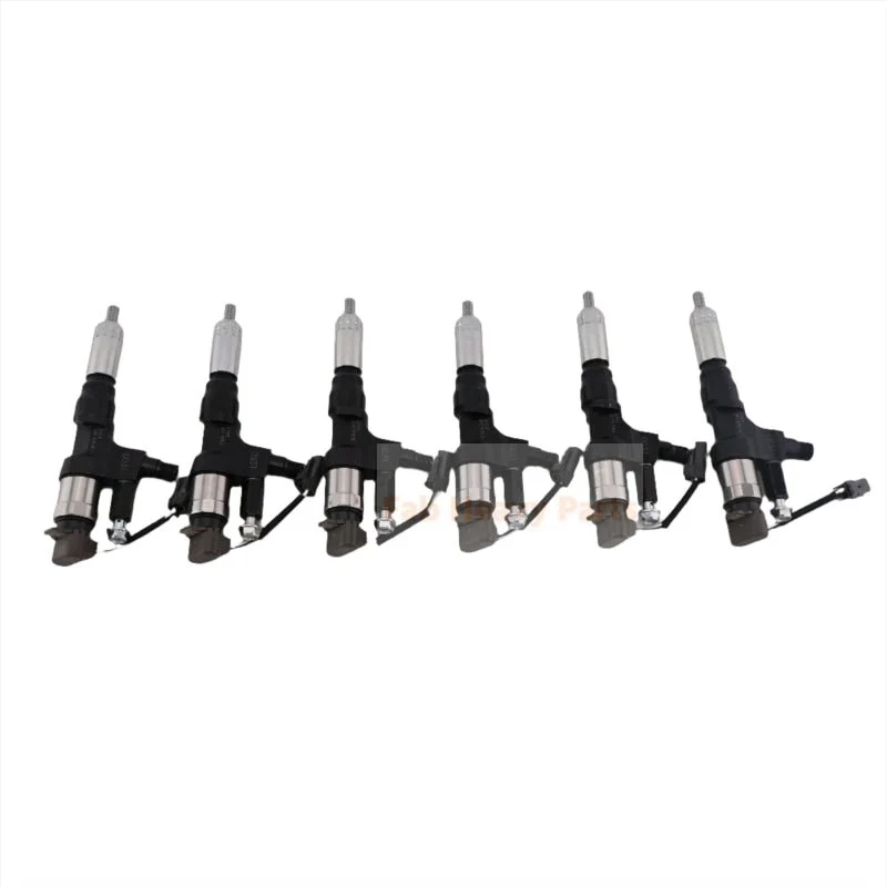 Injetor de combustível 6 PCS 23670-E0030 se encaixa para motor Hino J08E caminhão série 500