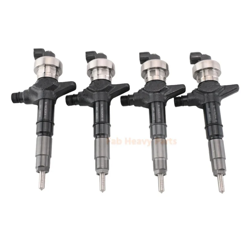 Injetor de combustível 4 PCS 8-98282514-0 295050-2160 se encaixa para motor Isuzu 4JJ1 6WG1 6WF1