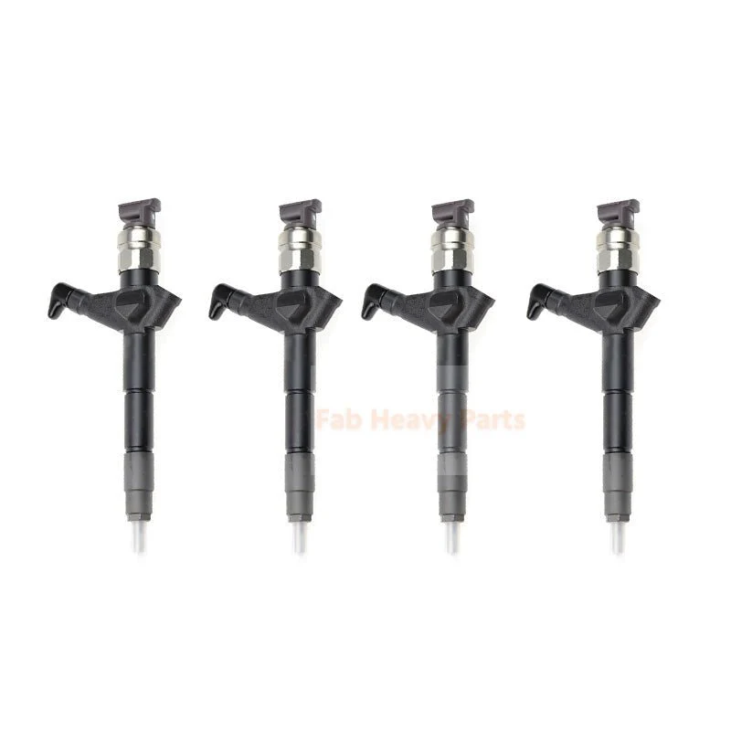Injetor de combustível de 4 peças 095000-7610 23670-09260 23670-0R160 se encaixa para motor Toyota 2AD-FTV Avensis
