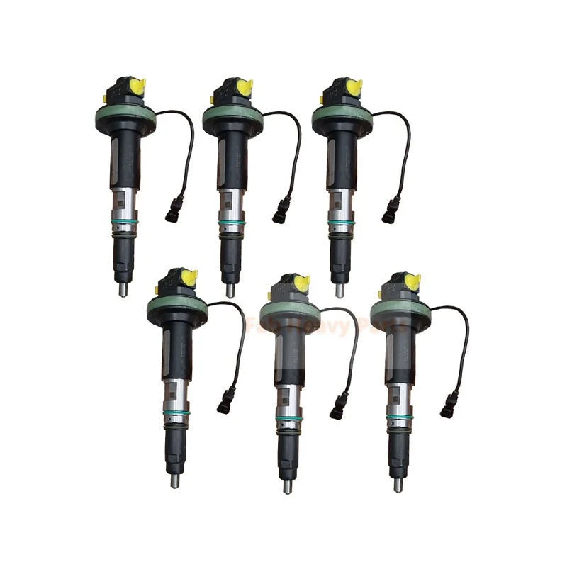 Injetor de combustível de 6 peças 2867149 se encaixa no motor Cummins QSK19 Tier 3