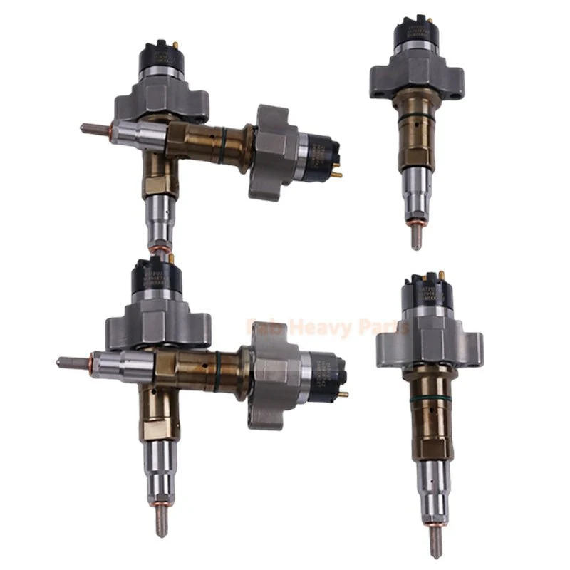 Injetor de combustível de 6 peças, 2872127 4984332 4954927, adequado para motor Cummins 6C8.3 QSL8.3 ISC8.9 ISL8.9