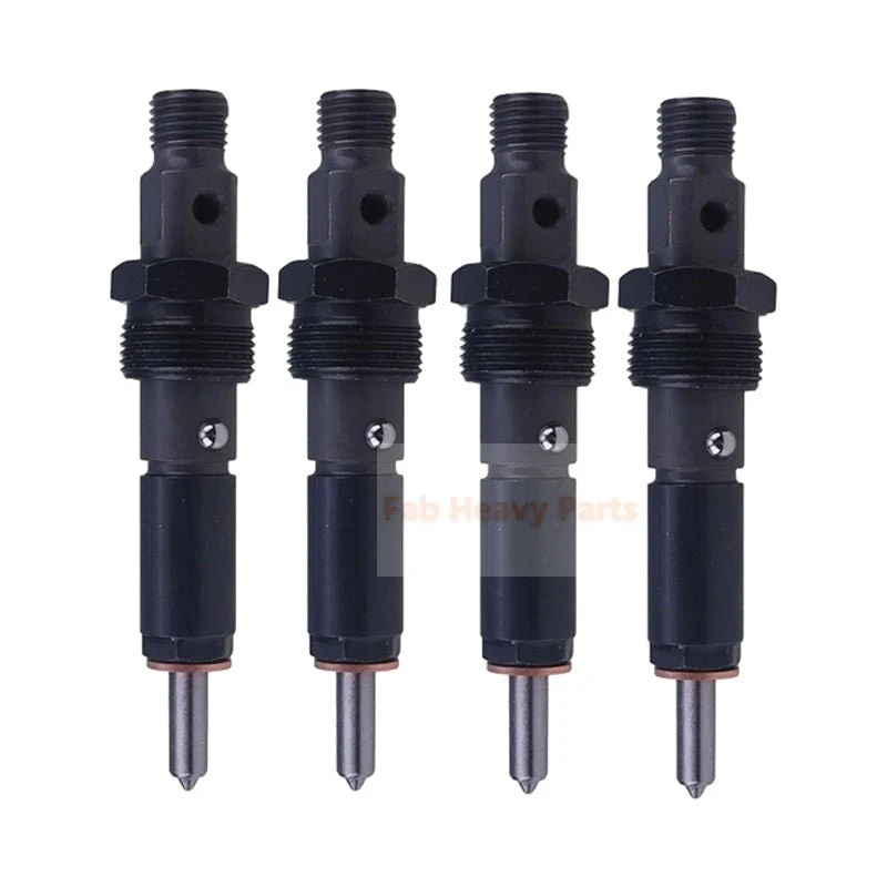 Injetor de combustível de 4 peças 3975713 37185 se encaixa para Cummins Engine 4B3.9 Tier 2 G-Drive