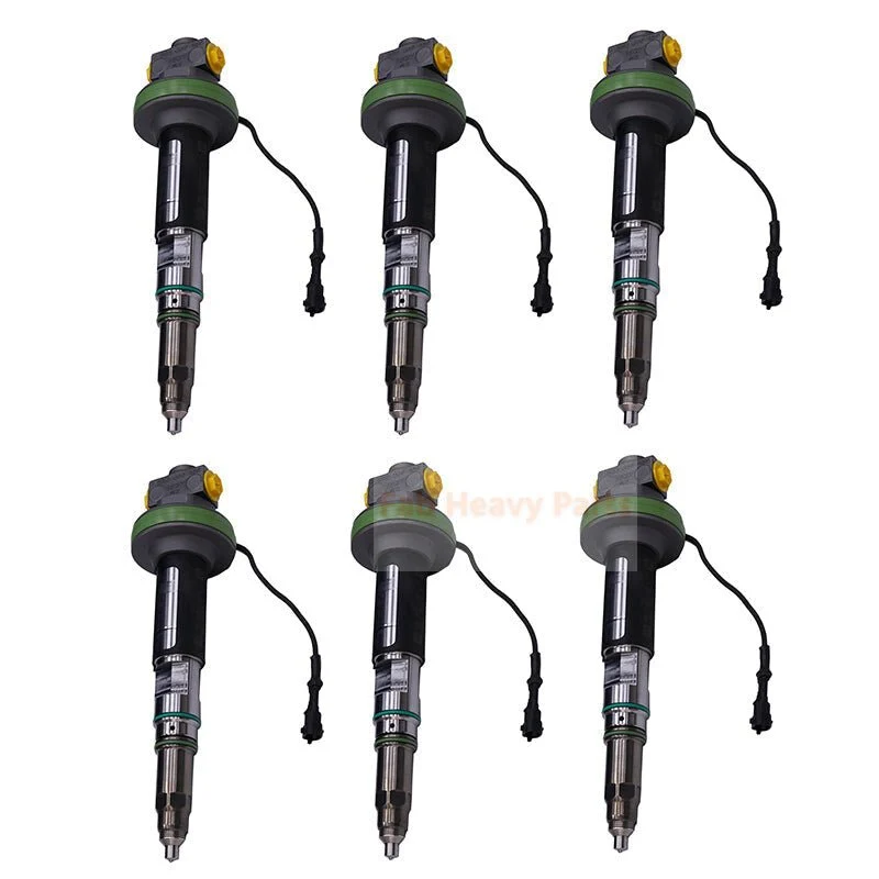 Injetor de combustível de 6 peças 4964171 4955525, adequado para motor Cummins QSK19 K19 K38