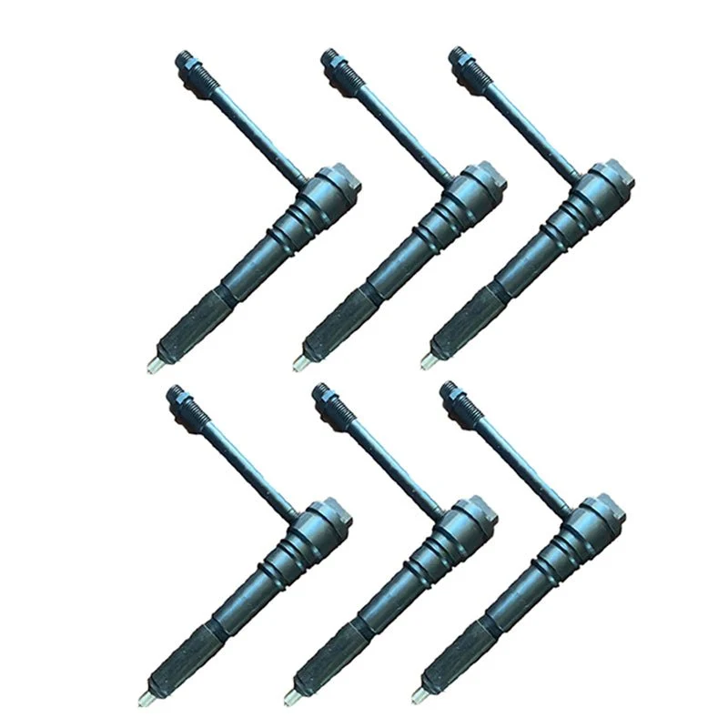 Injetor de combustível de 6 peças 6211-12-3100 se encaixa para motor Komatsu S6D140E-2