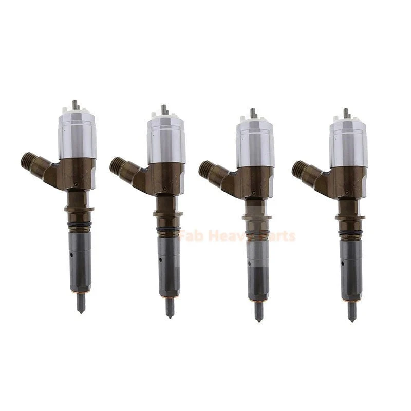 Injetor de combustível de 4 peças 6670926, adequado para motor perkins 1004-40t, substituição pós-venda para carregador bo...