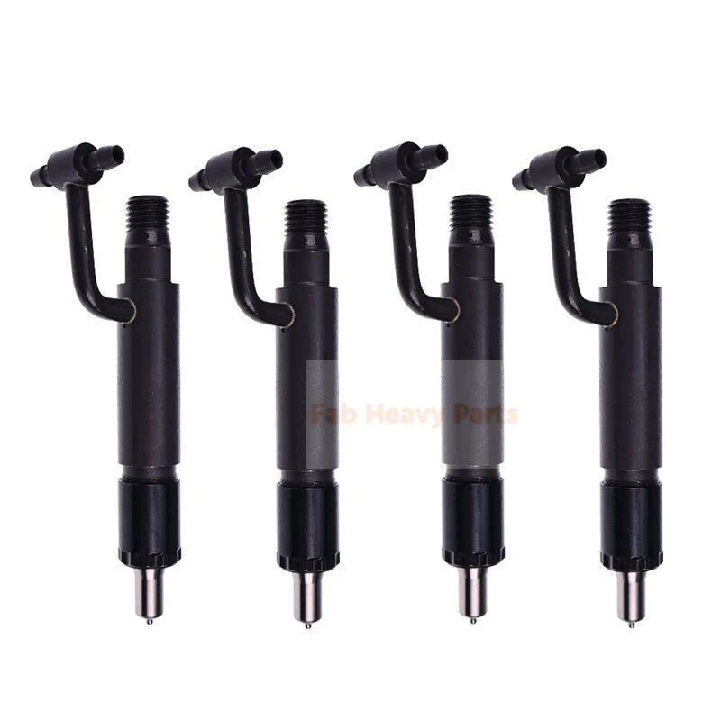 Injetor de combustível de 4 peças YM729604-53100 se encaixa para motor Komatsu 3D88E-6 4D88-6 4D88E-6 escavadeira PC55MR-3...