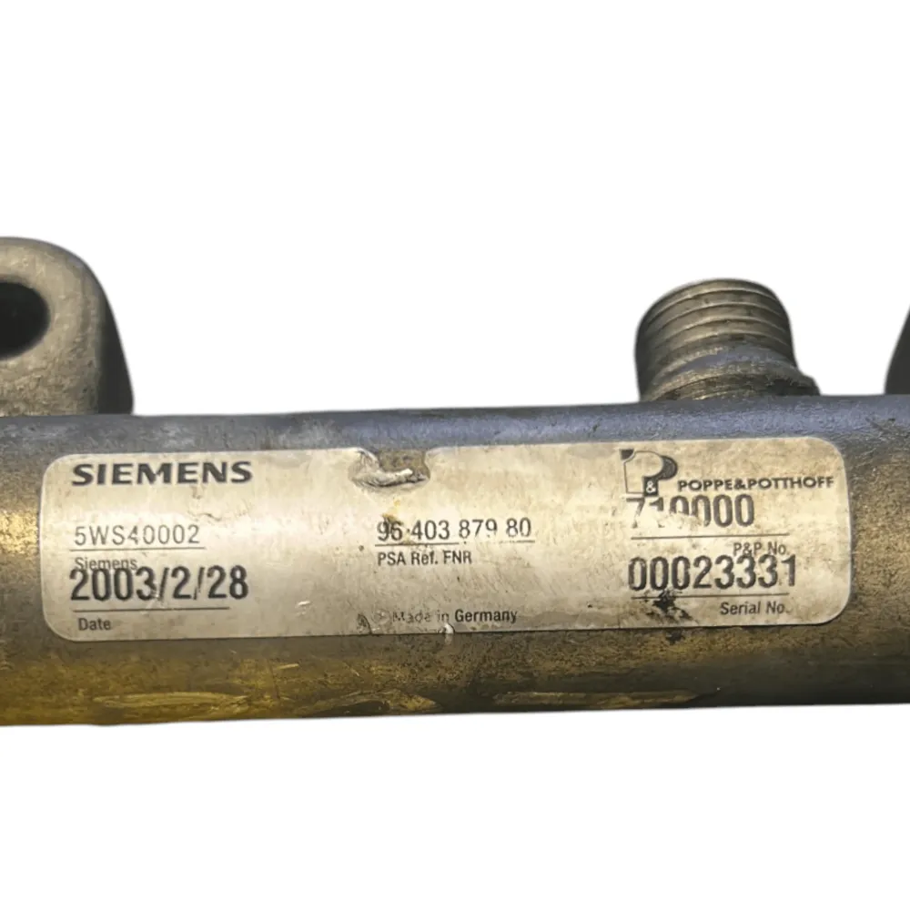 Injetores de flauta Peugeot 307 Cod.9640387980 2.0 Diesel (2001> 2009) Barra de injeção
