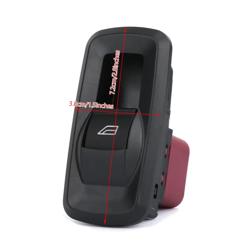 Interruptor de controle de janela elétrica 6p Fits para Ford Fiesta VI 1.25 1.4 1.6 TDCI 2008-on Generic