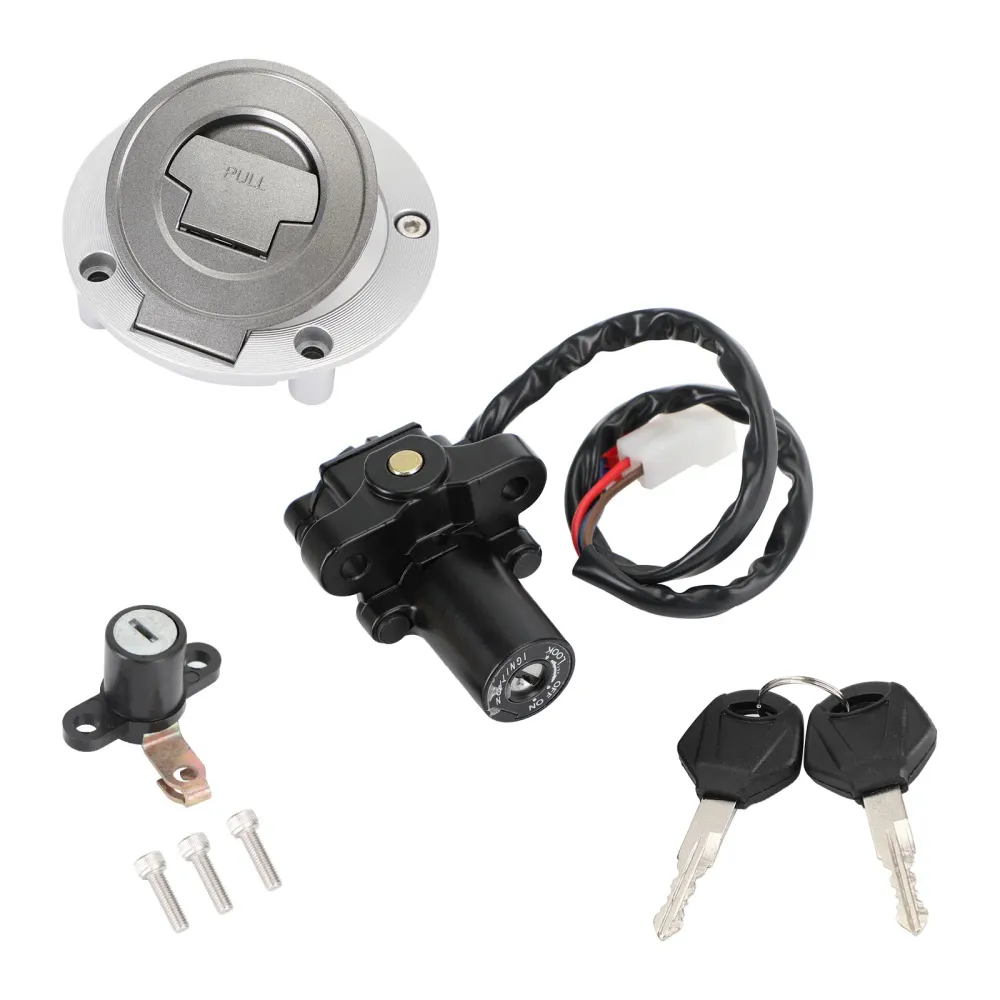 Interruptor de ignição de alumínio Fuel Tampe Bloqueio de assento Genérico para Yamaha MT03 MT-03 2006-2012