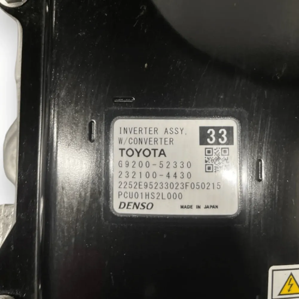 Inversor / conversor Toyota Yaris Cross 1.5 Petrol / híbrido (2020-) COD: 232100-4430 / COD: G9200-52330