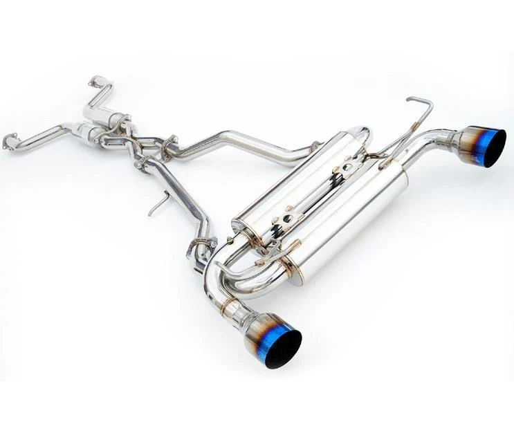 Invidia 02-08 Nissan 350z Gemini Rolled Titanium Tip Cat-back Exhaust