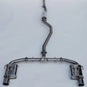 Invidia 2022+ Honda Civic Si (1.5T) 70mm Q300 Cat Back Exhaust - Rolled SS Tips