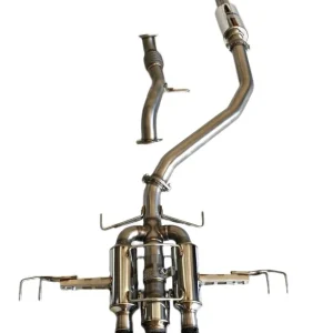 Invidia 22+ HONDA CIVIC TYPE-R FL5 R400 SINGLE LAYER BLACK TIP CAT-BACK (NON POLISH PIPE)