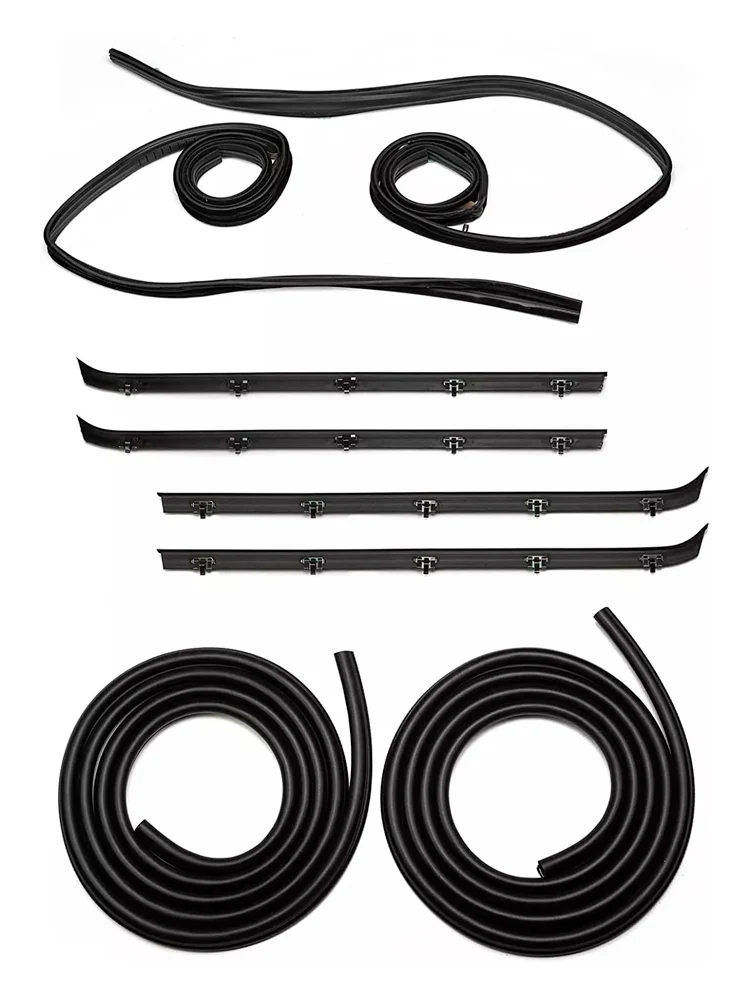 Janela da porta Weatherstrip Seds Set Kit para Chevy GMC C10 K10 1982-1991
