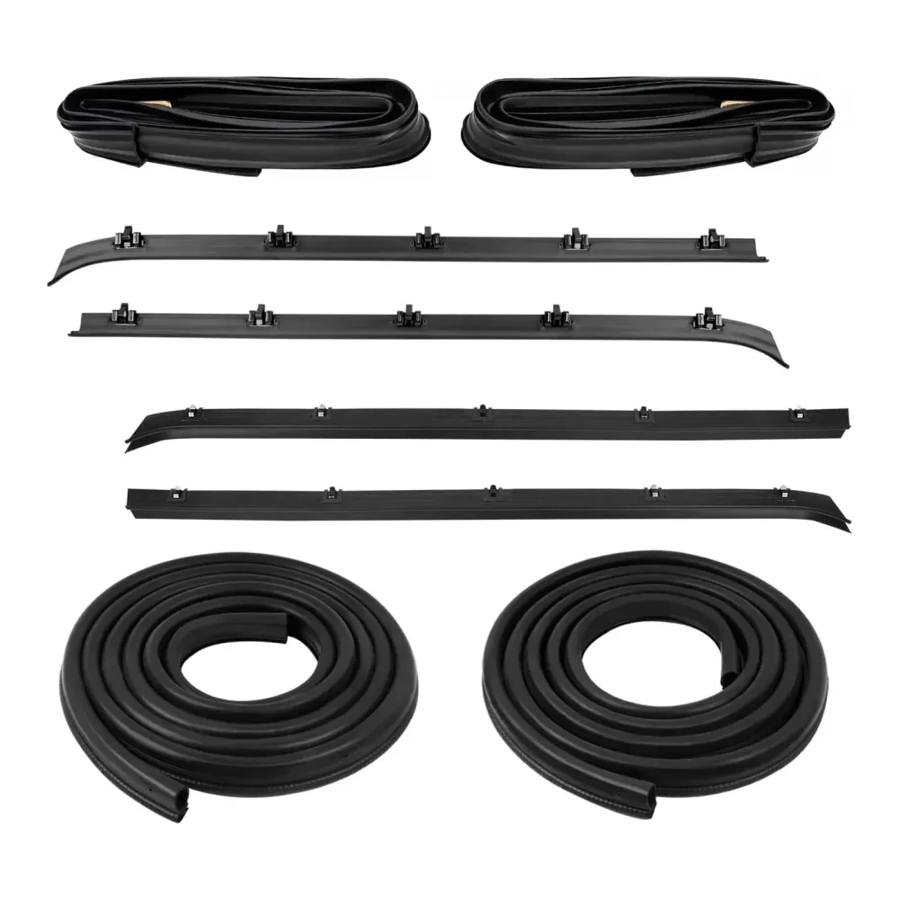 Janela da porta Weatherstrip Seds Set Kit para Chevy GMC C10 K10 1982-1991