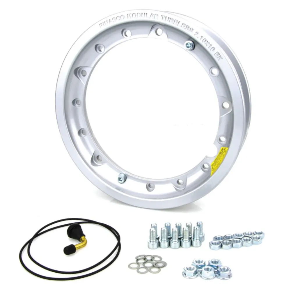 Jante tubeless cinzenta Vespa 2.10 Ø10" Pinasco