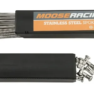 Jogo de Raios e Cabeças ço Inoxidável MOOSE RACING Roda 21`` HONDA CRF 250X 04-17, CRF 250RX 19-26