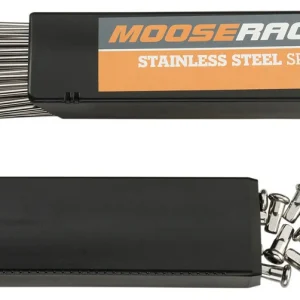 Jogo de Raios e Cabeças ço Inoxidável MOOSE RACING para KAWASAKI KX 250F 06-19, KX 450F 06-19 Roda 21``